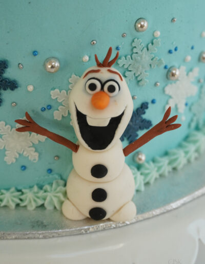 olaf fondantfigur